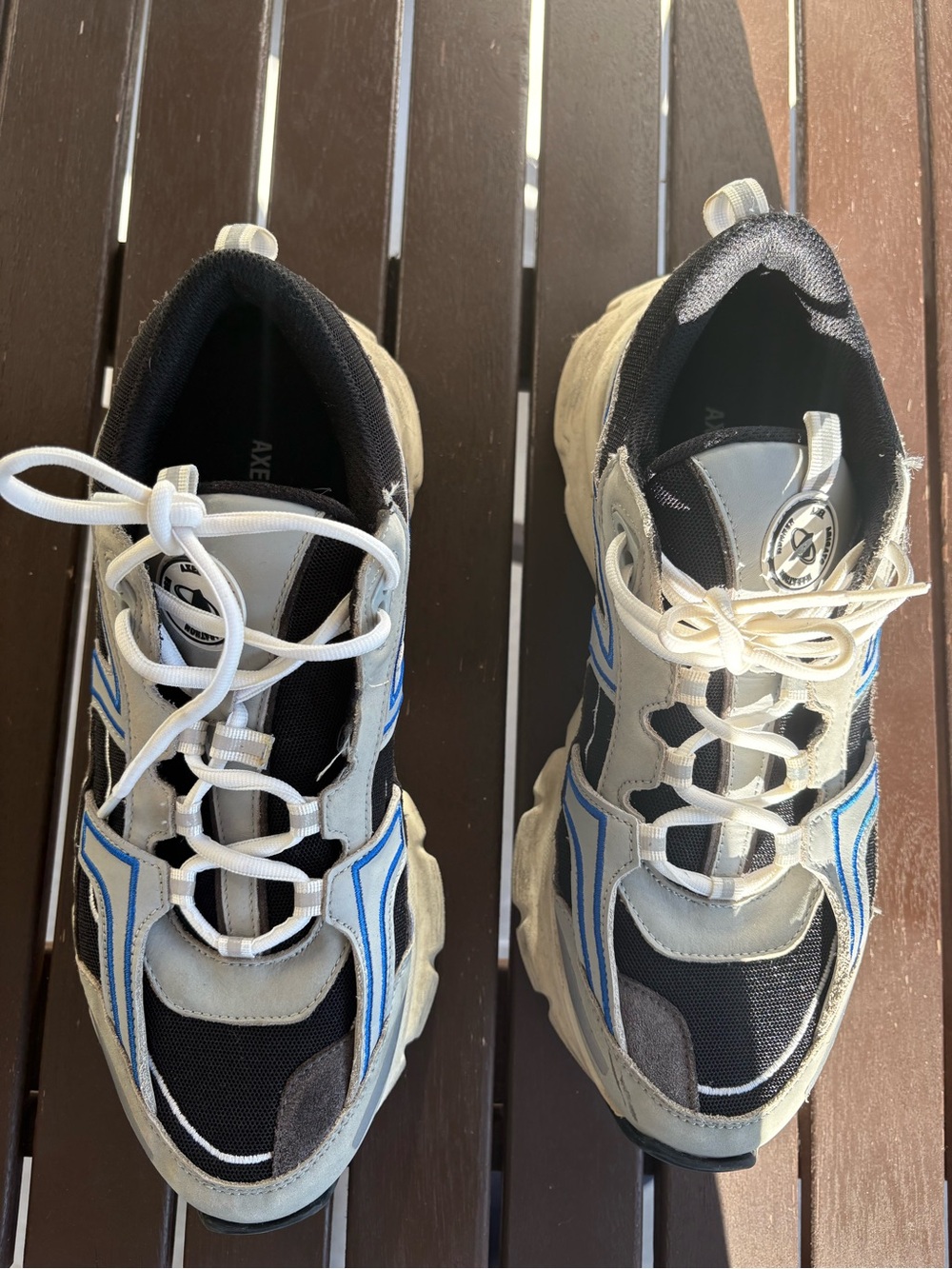 Axel Arigato Marathon Runner Sneakers Men’s US 9.5-10 EU 43 Gray Blue Chunky